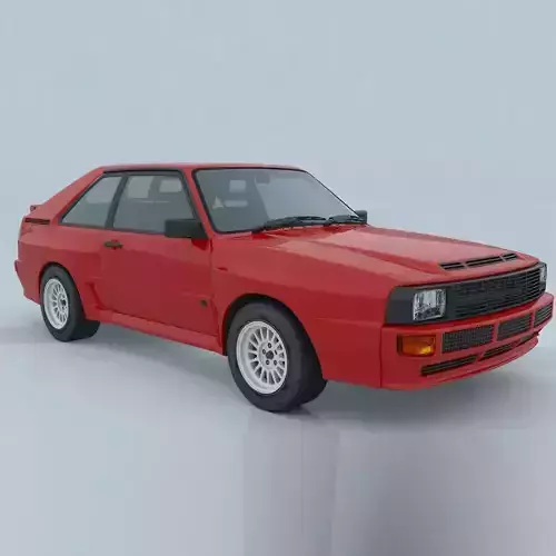 Classic Rally Coupe with ICE-Style Livery  3D Model