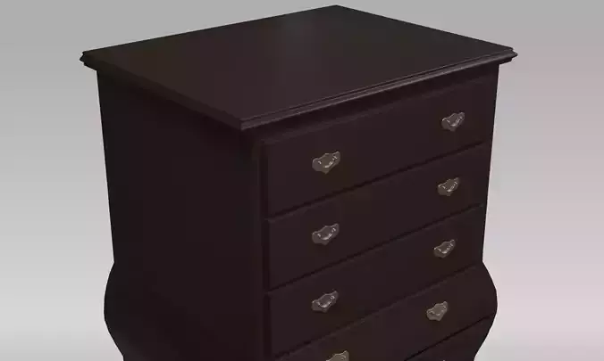 Bombay Chest 3D model