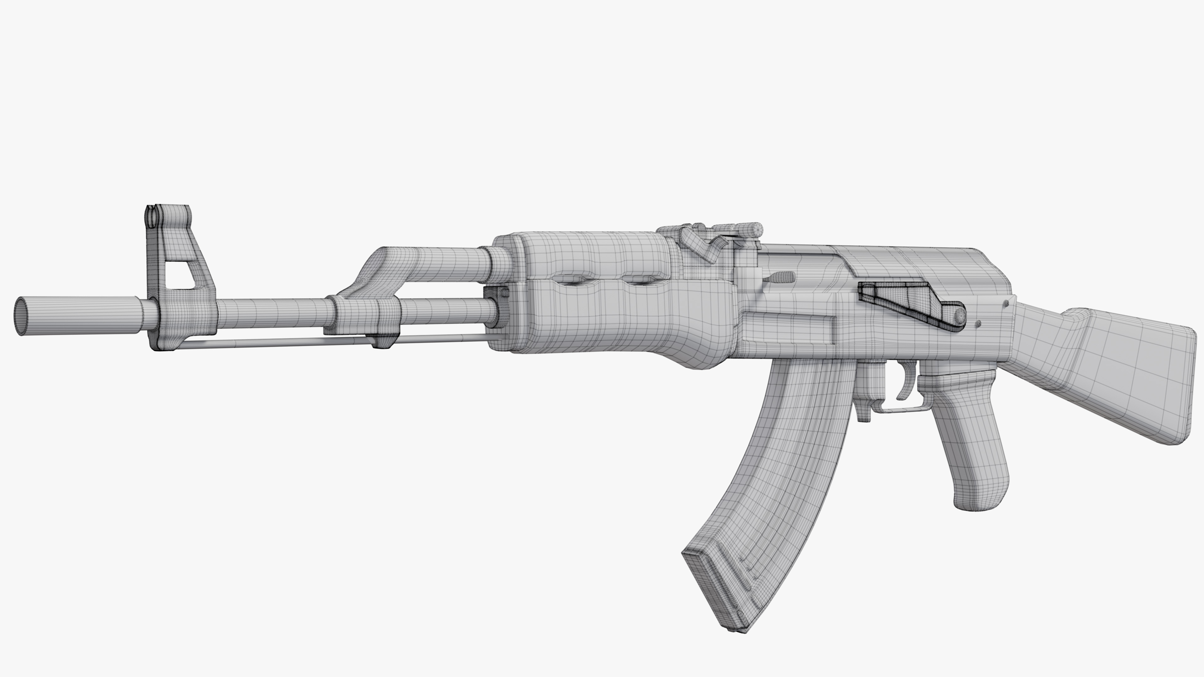 AK-47 3D model_10