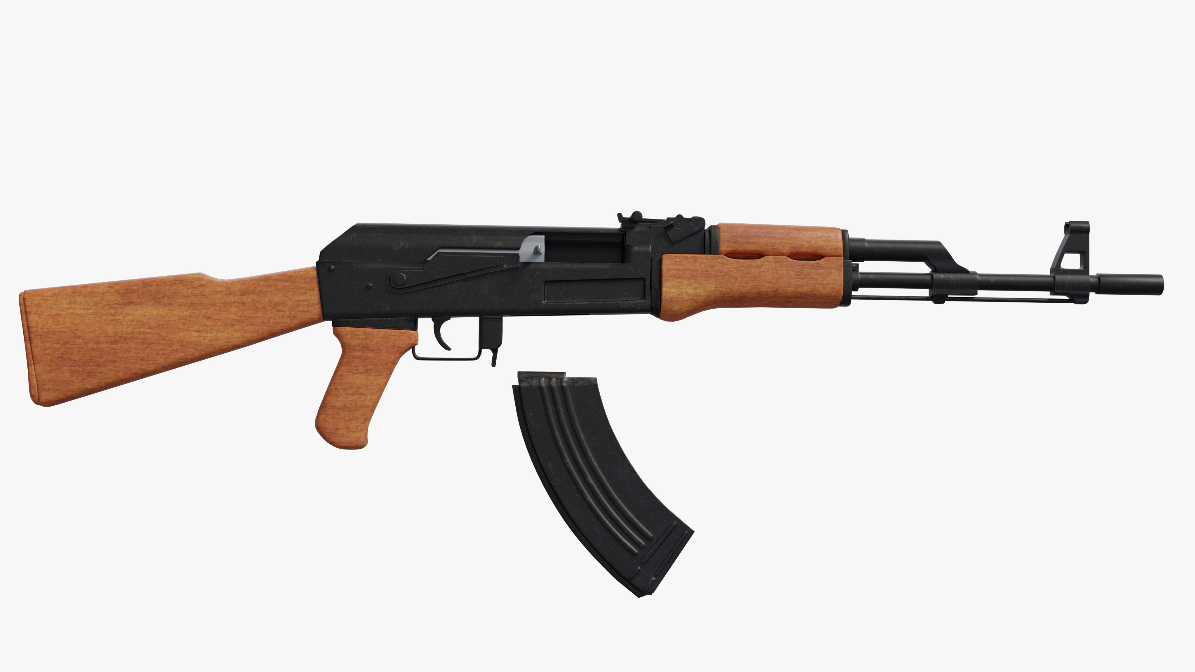 AK-47 3D model_1