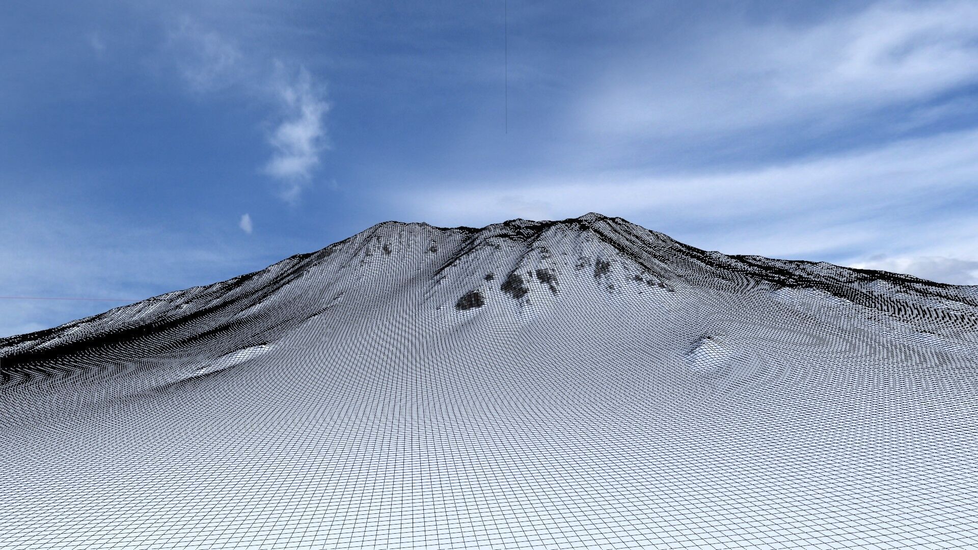 Snow Mountain 03 Low-poly 3D model_7
