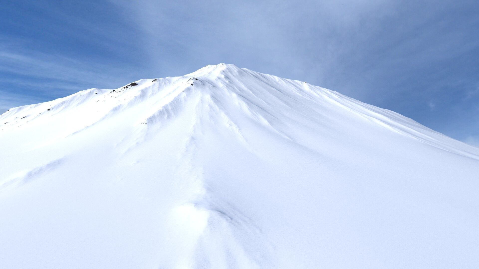 Snow Mountain 03 Low-poly 3D model_3