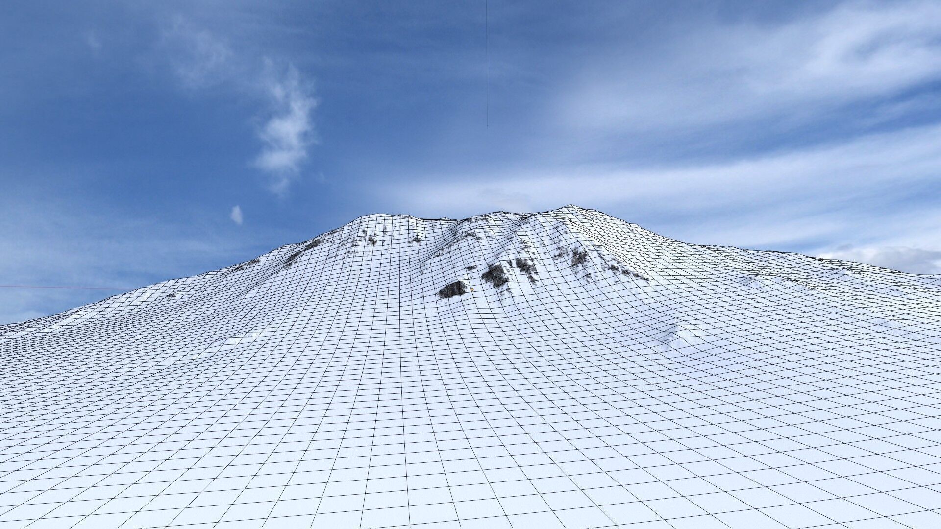 Snow Mountain 03 Low-poly 3D model_8