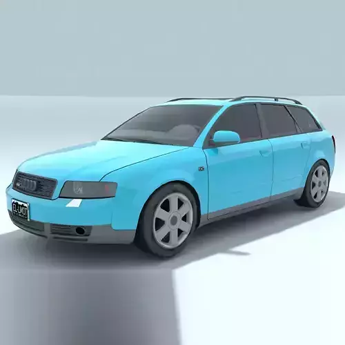 Mid 2000s European Station Wagon 3D Model