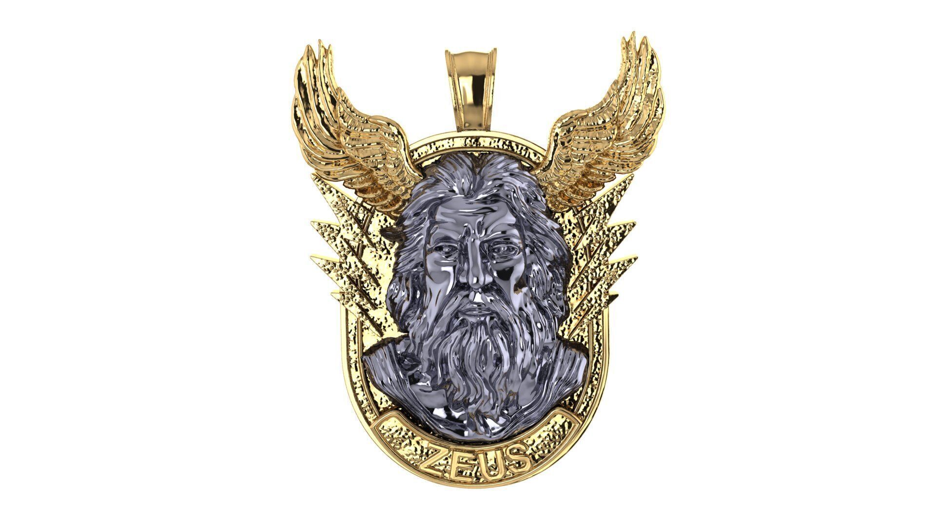 ZEUS NECKLACE  3D print model_13