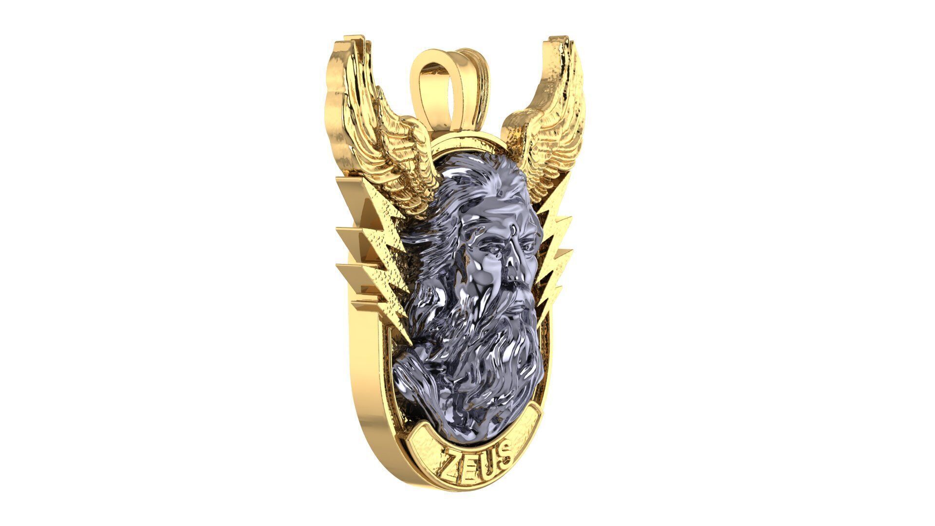 ZEUS NECKLACE  3D print model_14