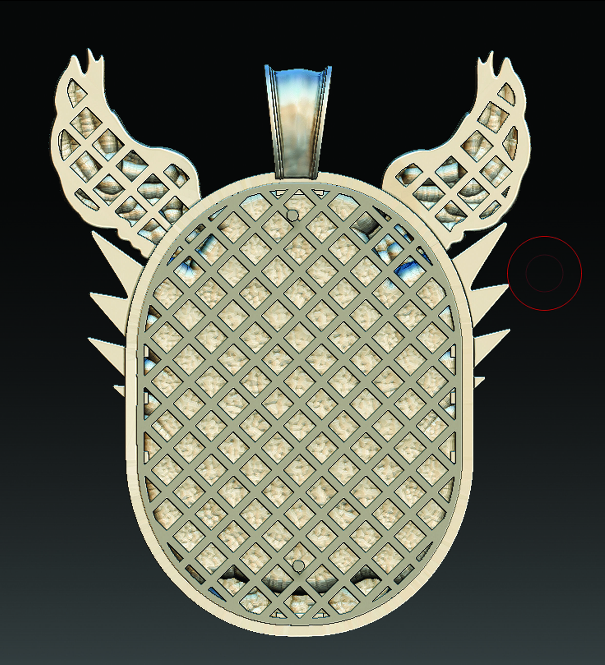 ZEUS NECKLACE  3D print model_21