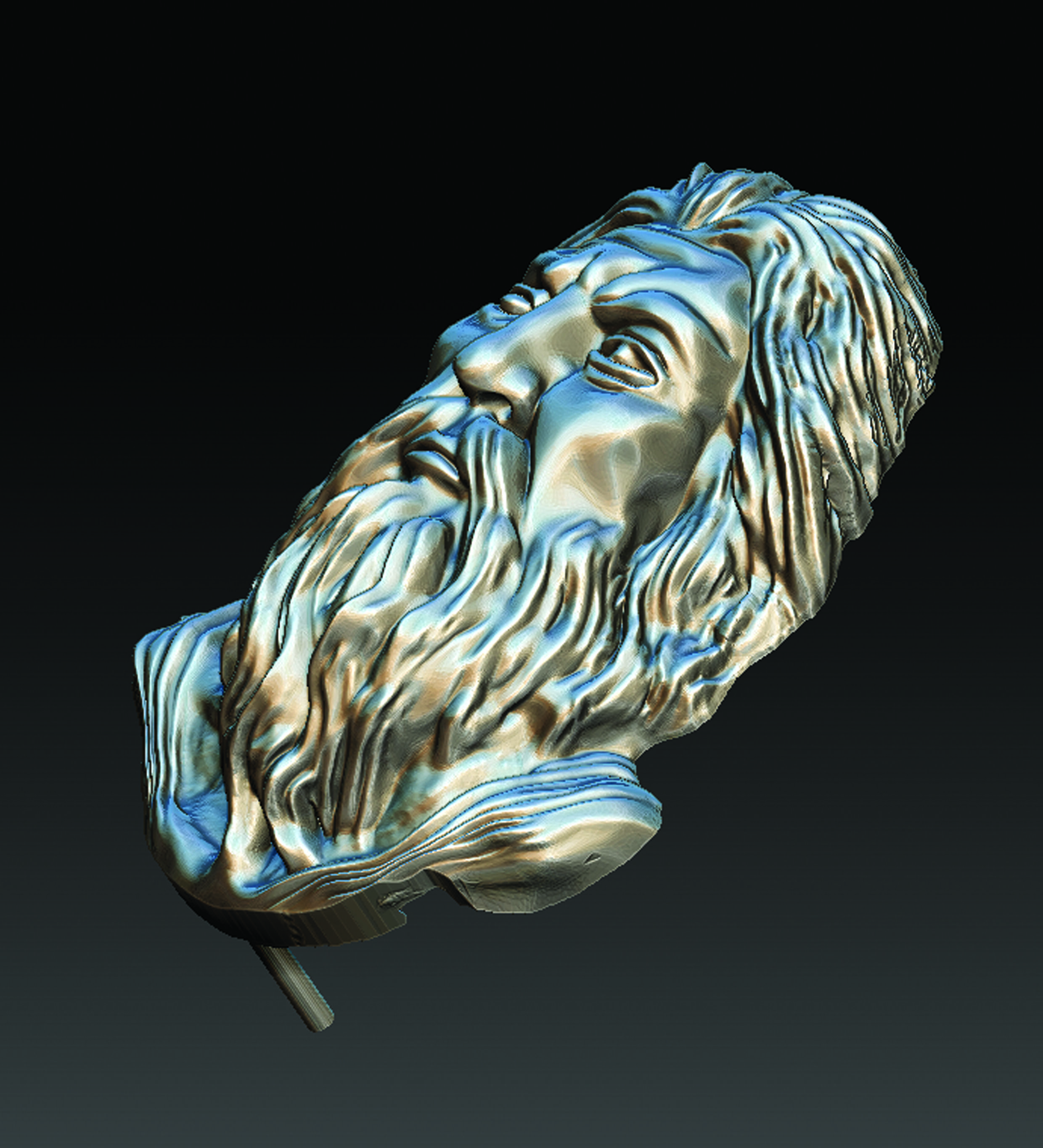 ZEUS NECKLACE  3D print model_4