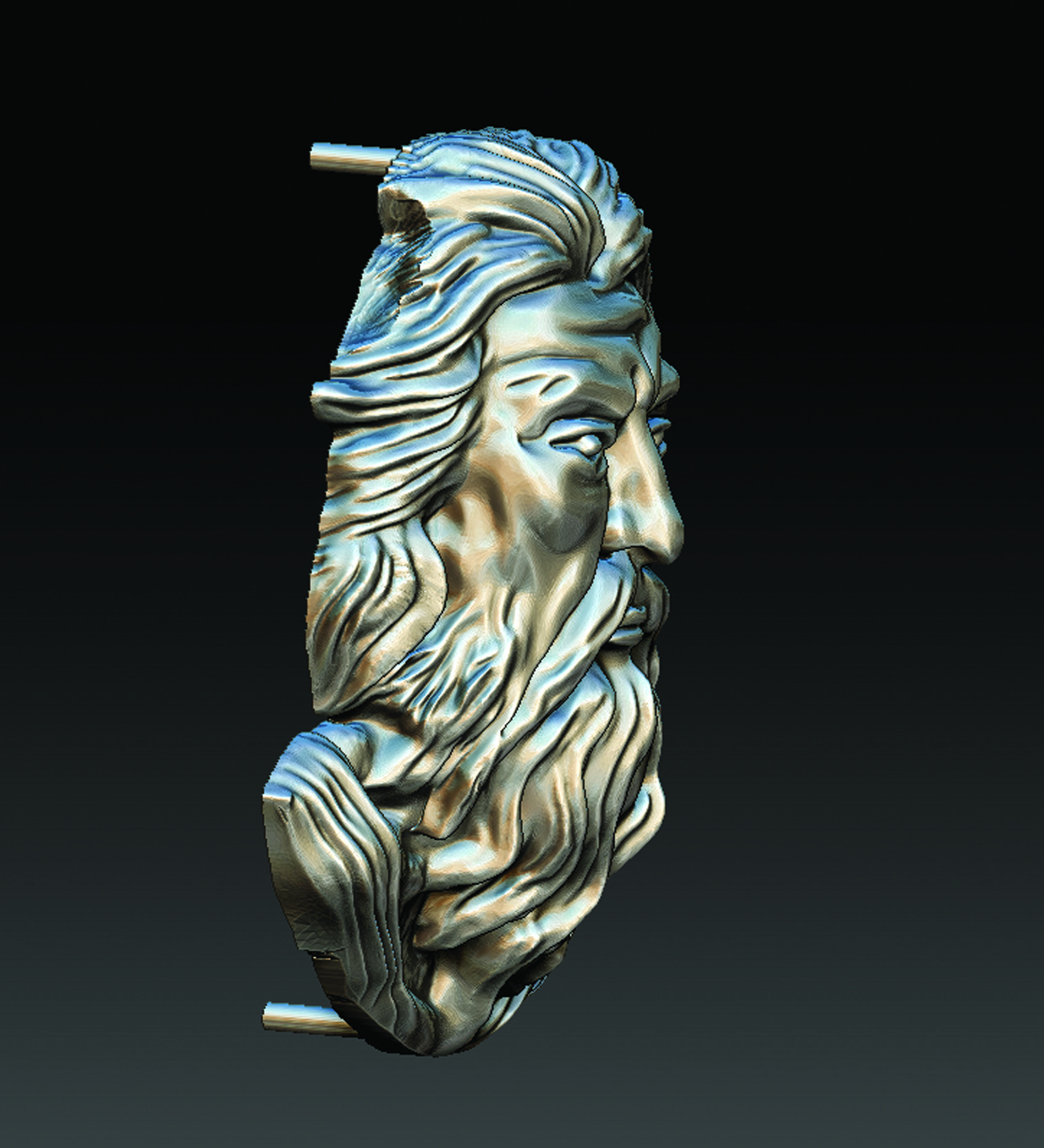 ZEUS NECKLACE  3D print model_7