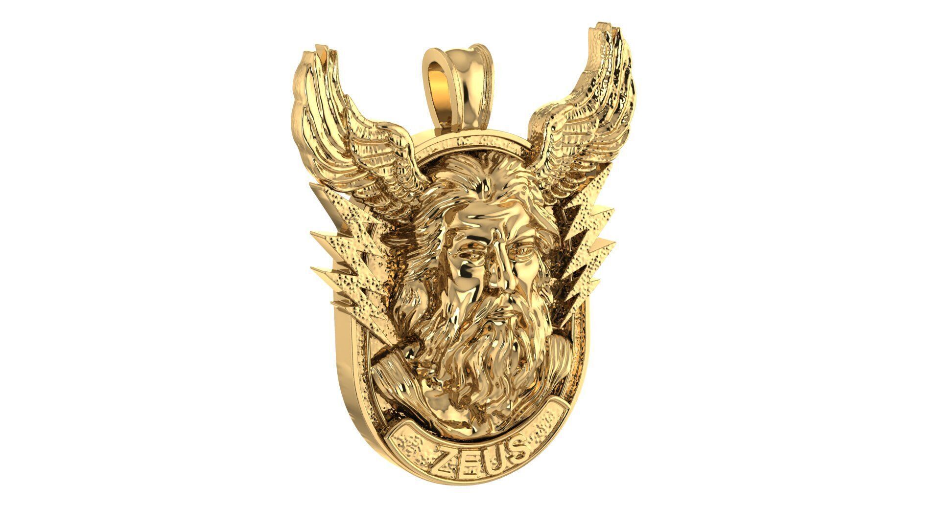 ZEUS NECKLACE  3D print model_10