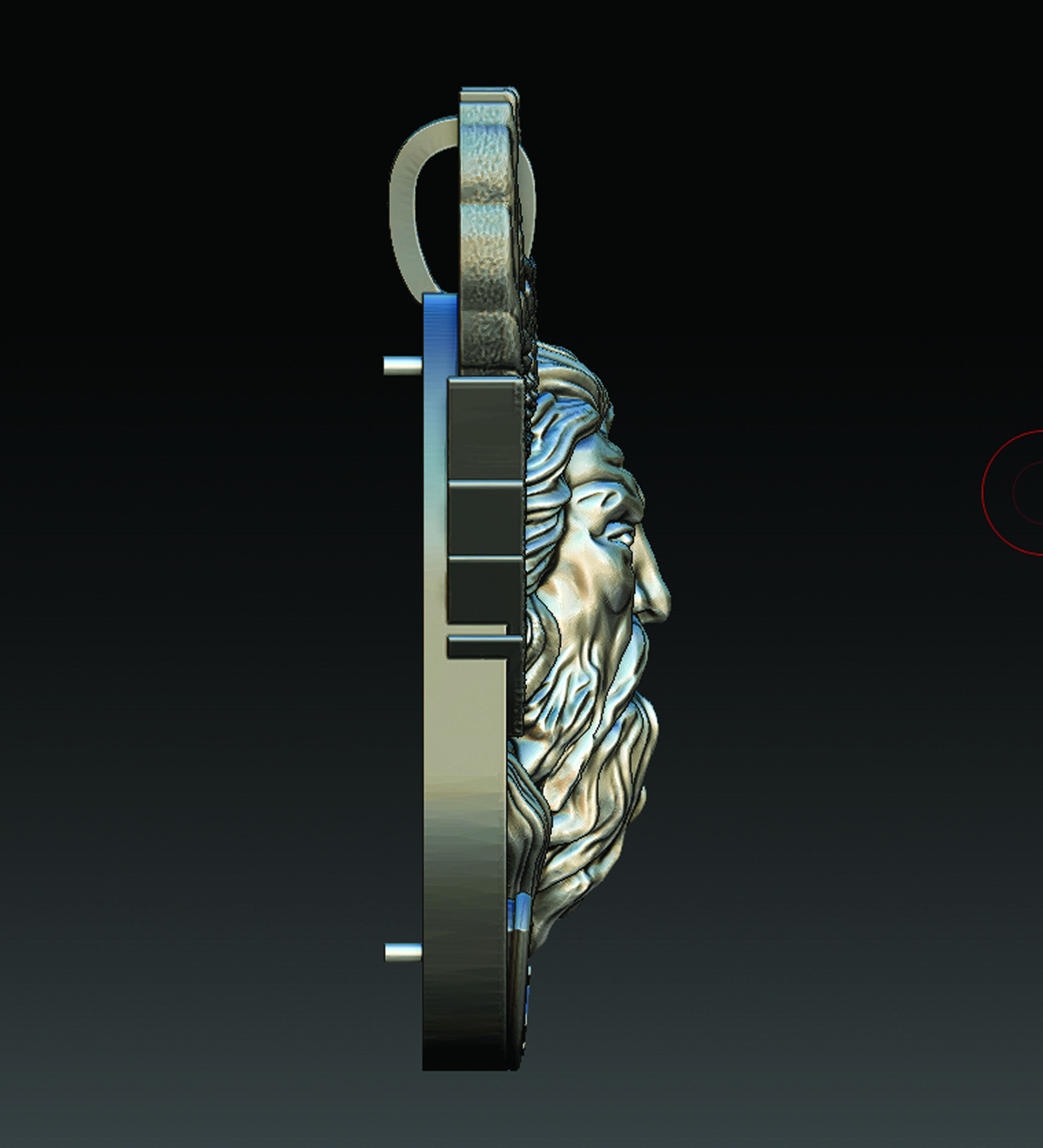 ZEUS NECKLACE  3D print model_5