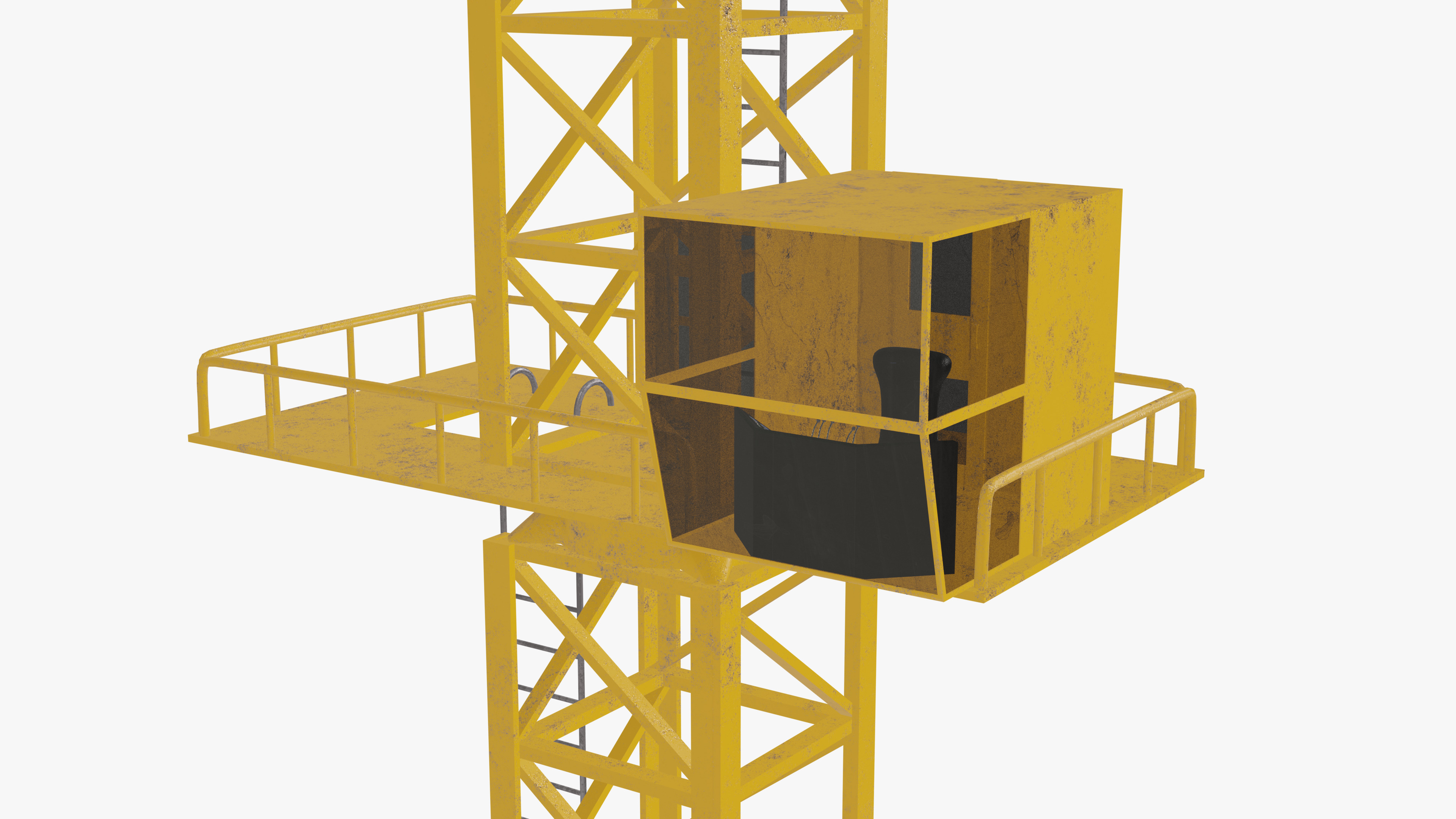 Tower Crane 3D model_4