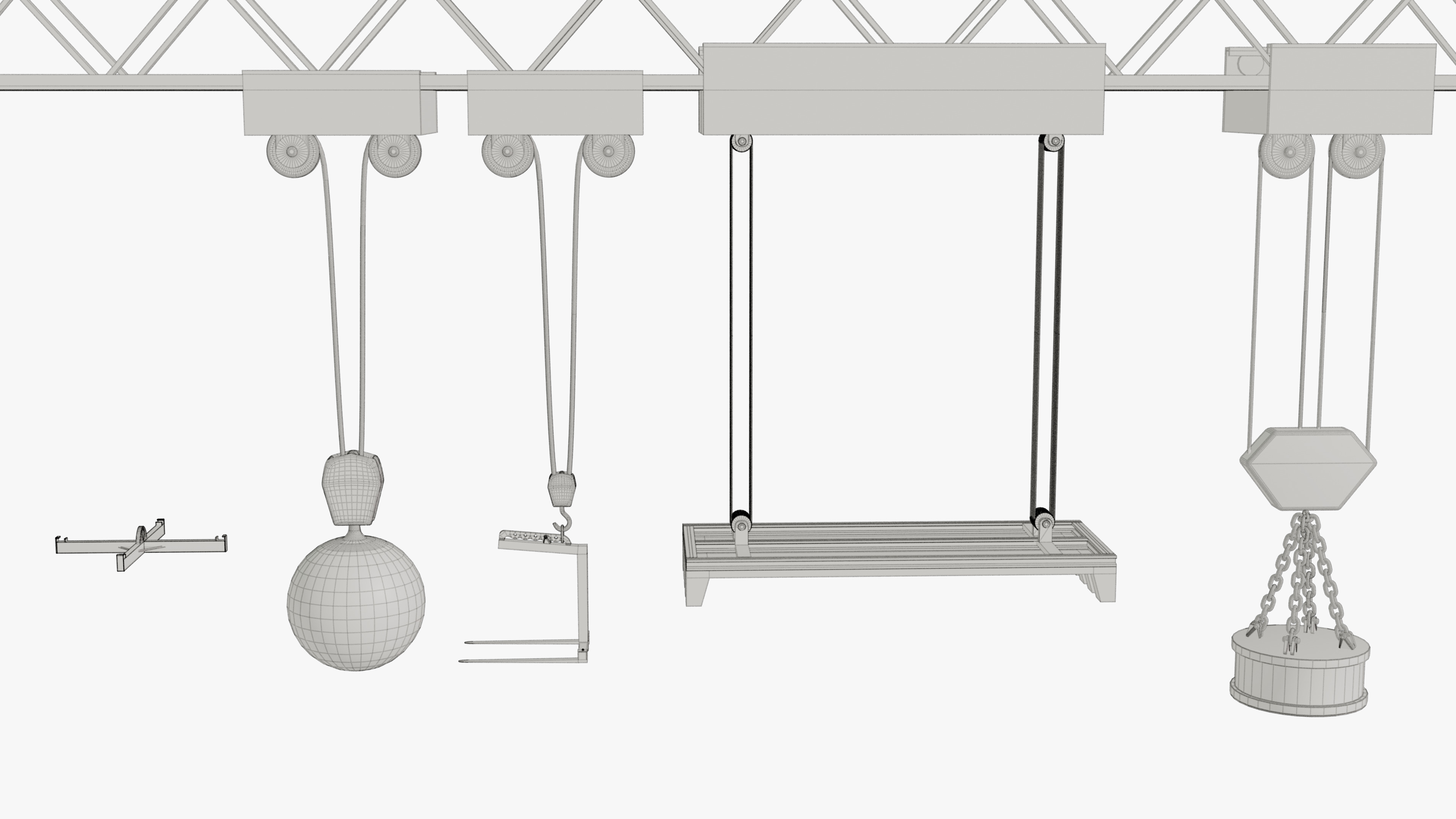 Tower Crane 3D model_14