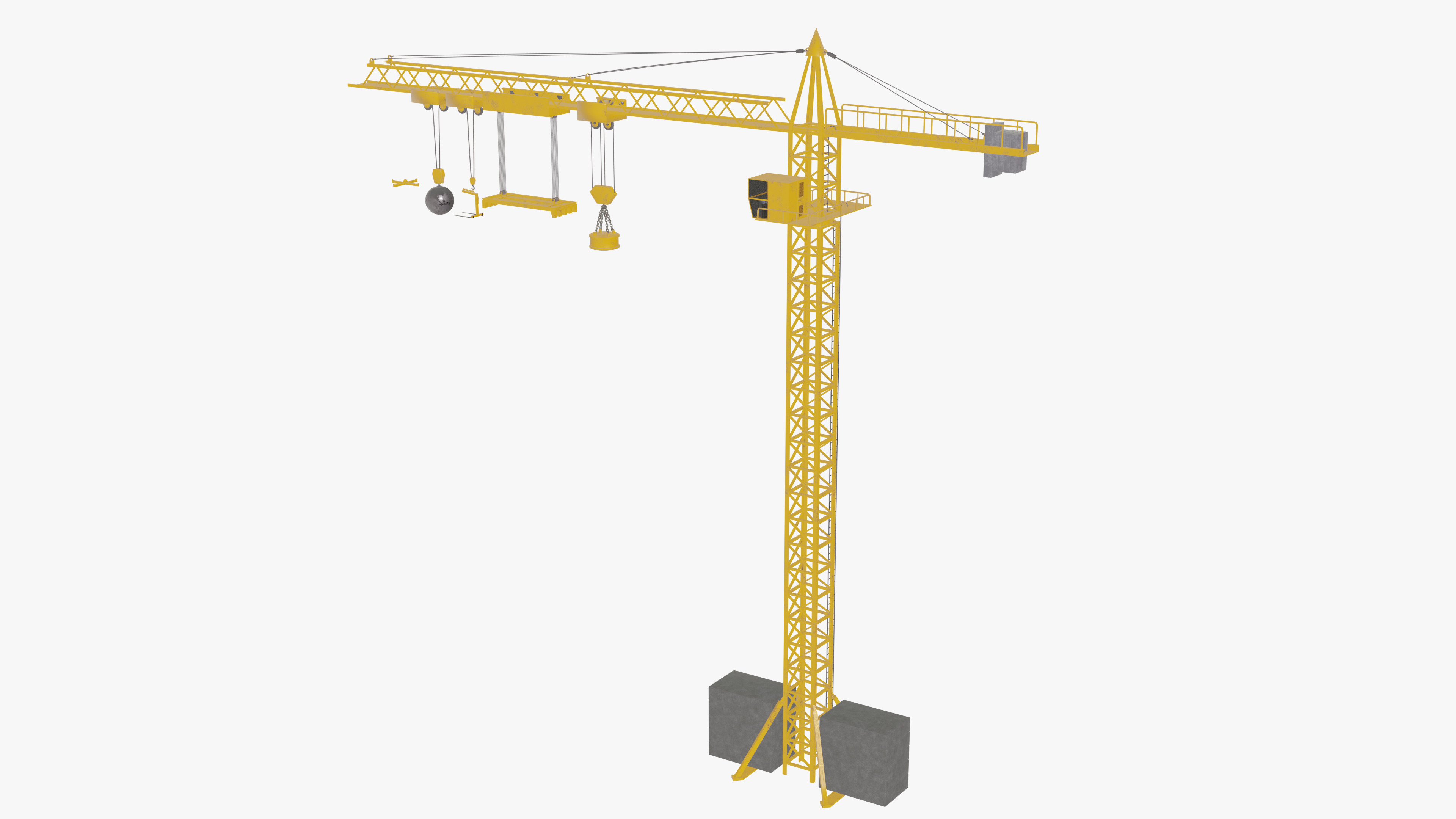 Tower Crane 3D model_9