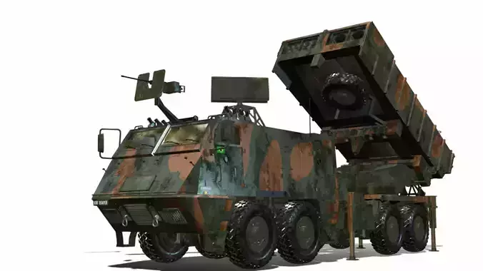 astros lll 8x8 av lmu Low-poly 3D model