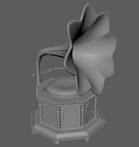 Bluetooth Gramophone 3D model
