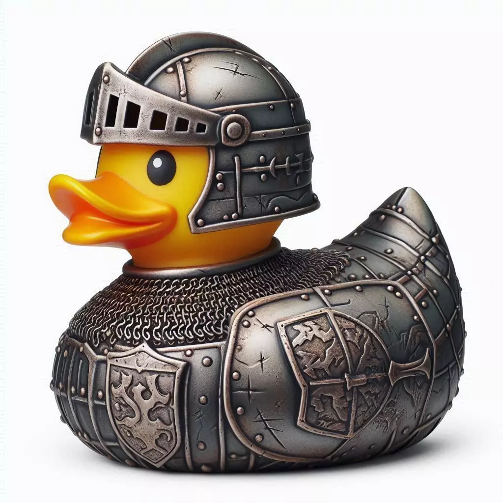 Knight Rubber Duck 3D print model