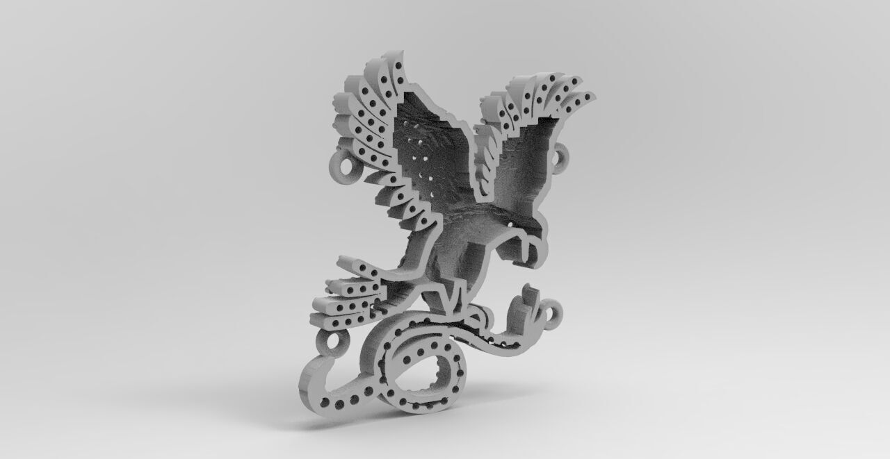 Aguila  3D print model_3