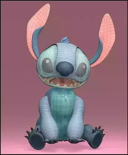 Stitch 3d Model From Lilo And Stitch