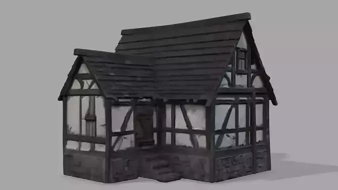 Old houses and old wall