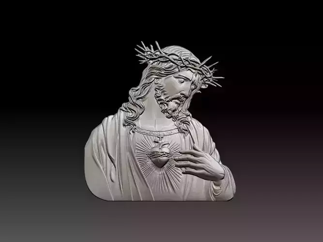 Jesus Christ Sacred Heart Pendant