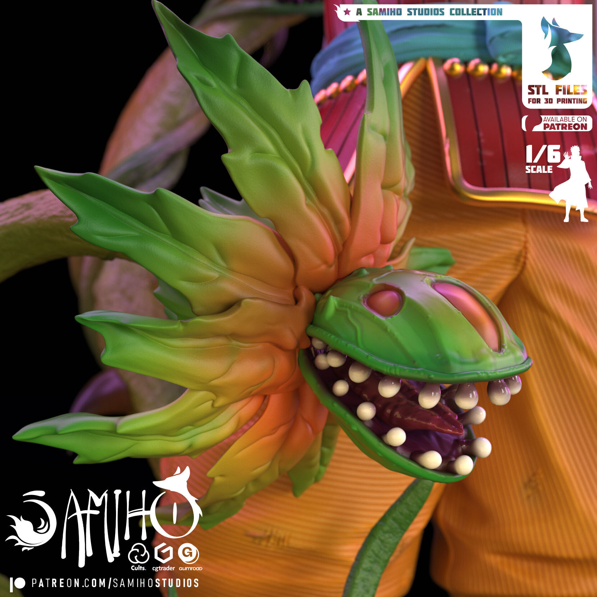 Samiho Studios - Usopp Onigashima - STLs ready for printing 3D print model_7