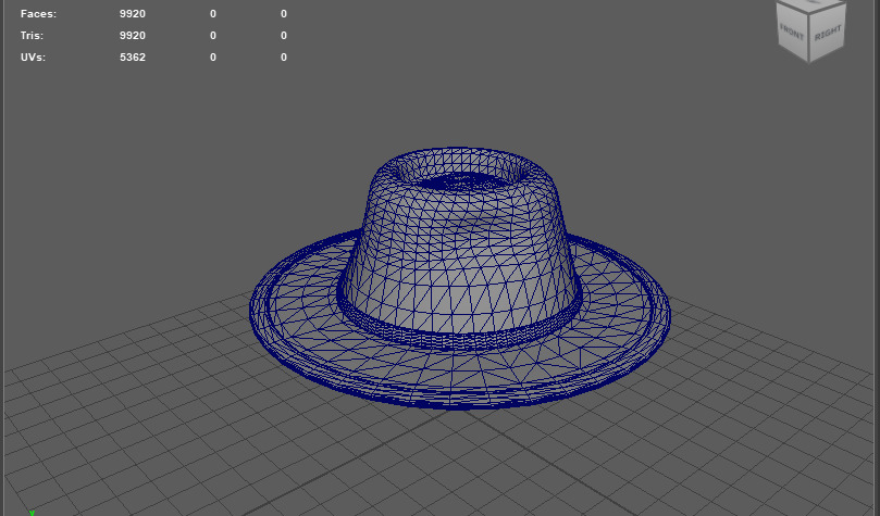 hat model 3D model_16