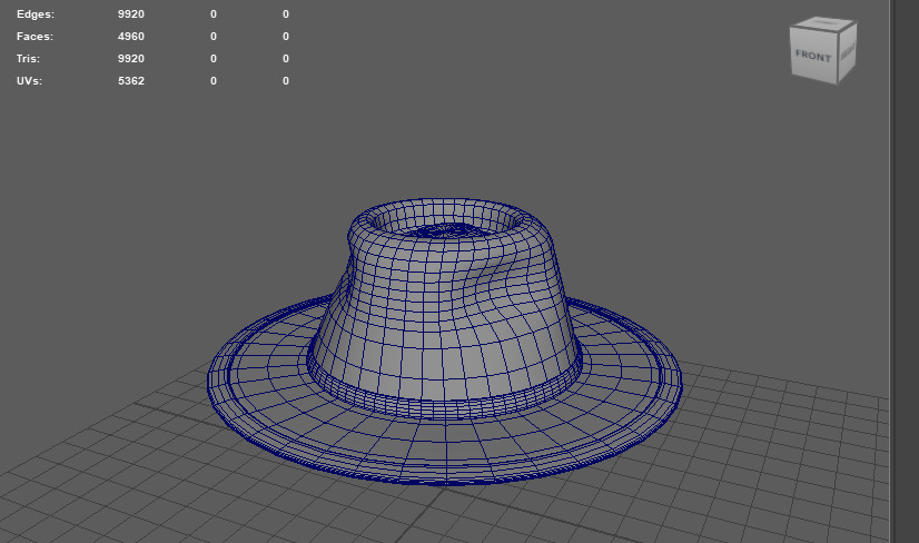 hat model 3D model_17