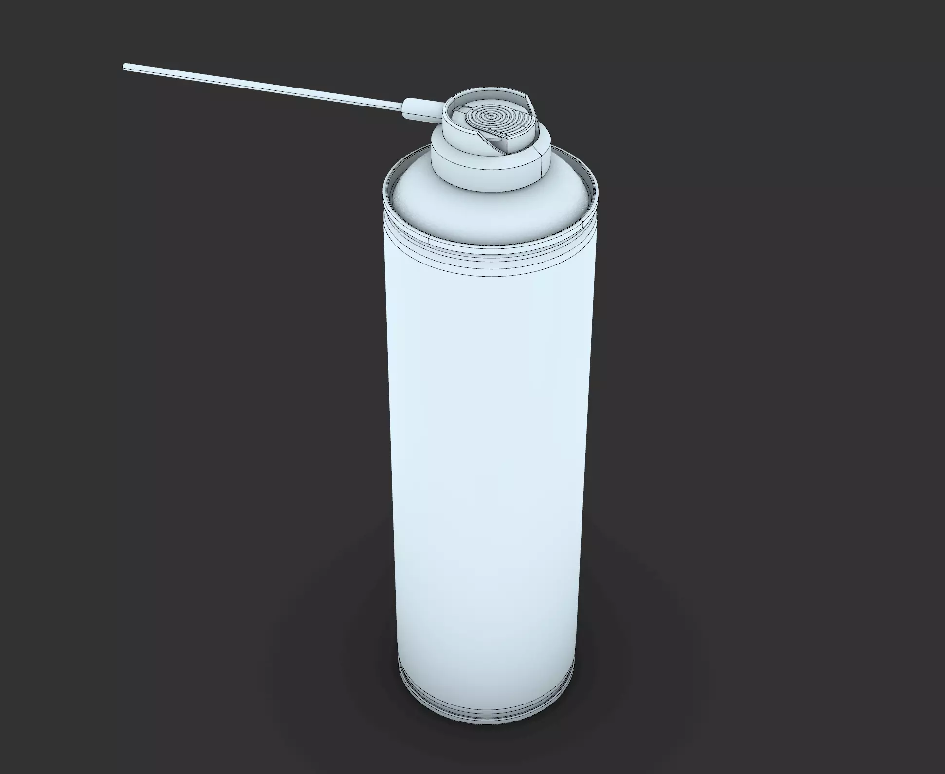 Compressed Air Duster Spray Can  3D Model 3D model_0