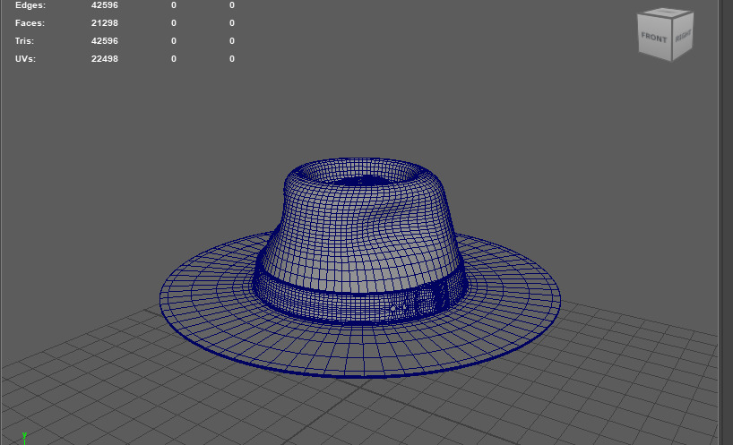 hat model 3D model_13