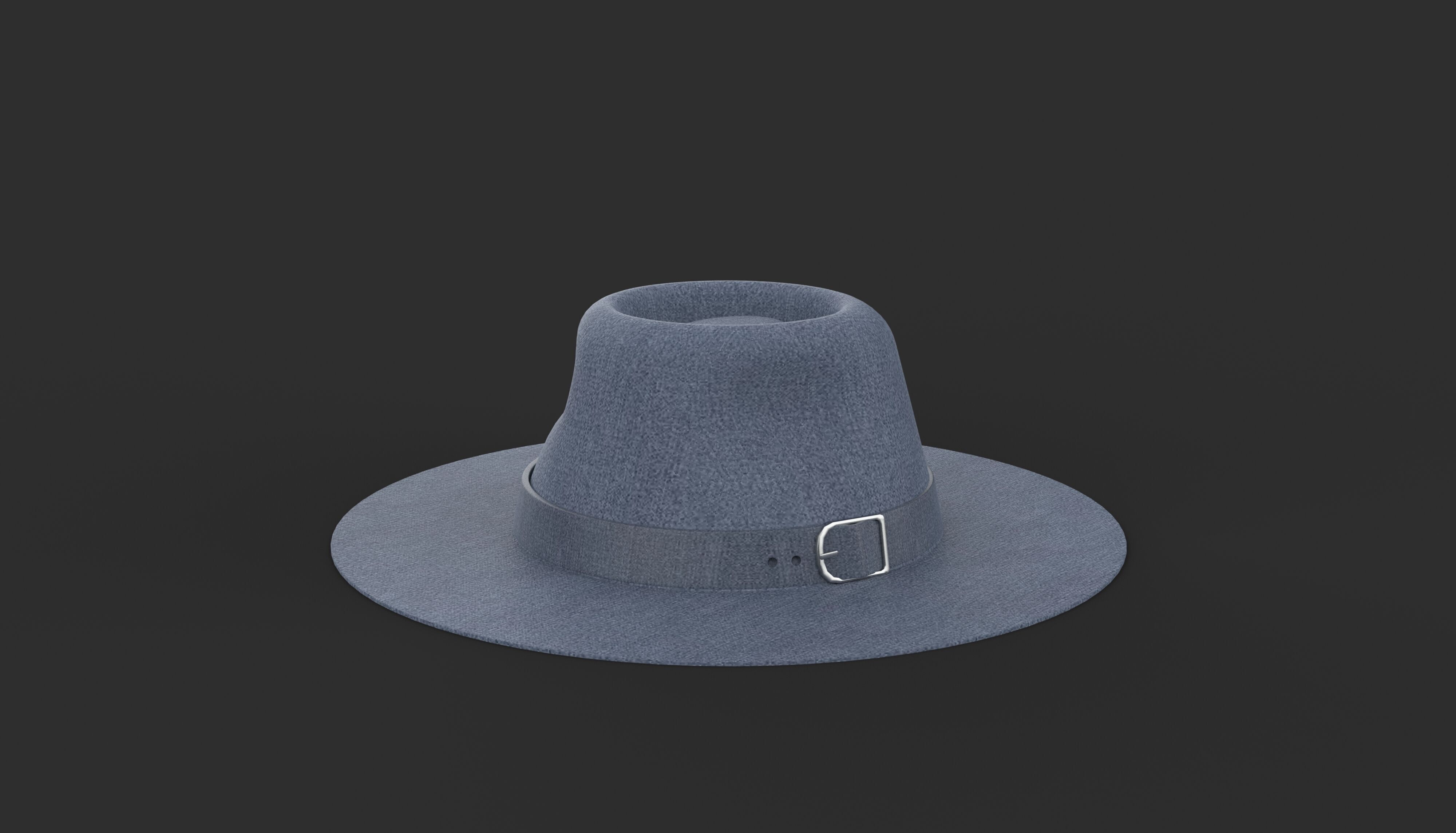 hat model 3D model_5