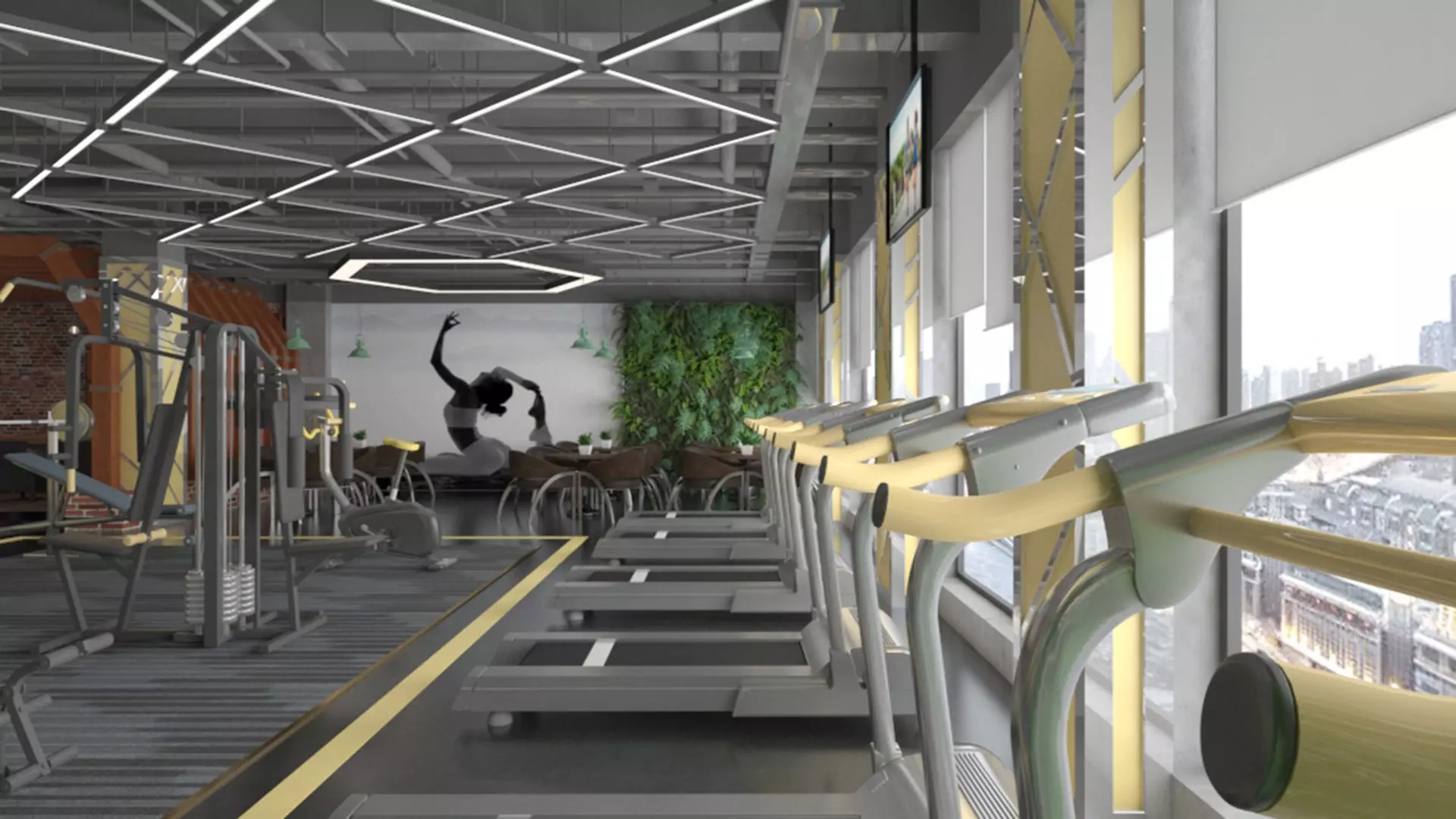 Gym Club 20 3D model