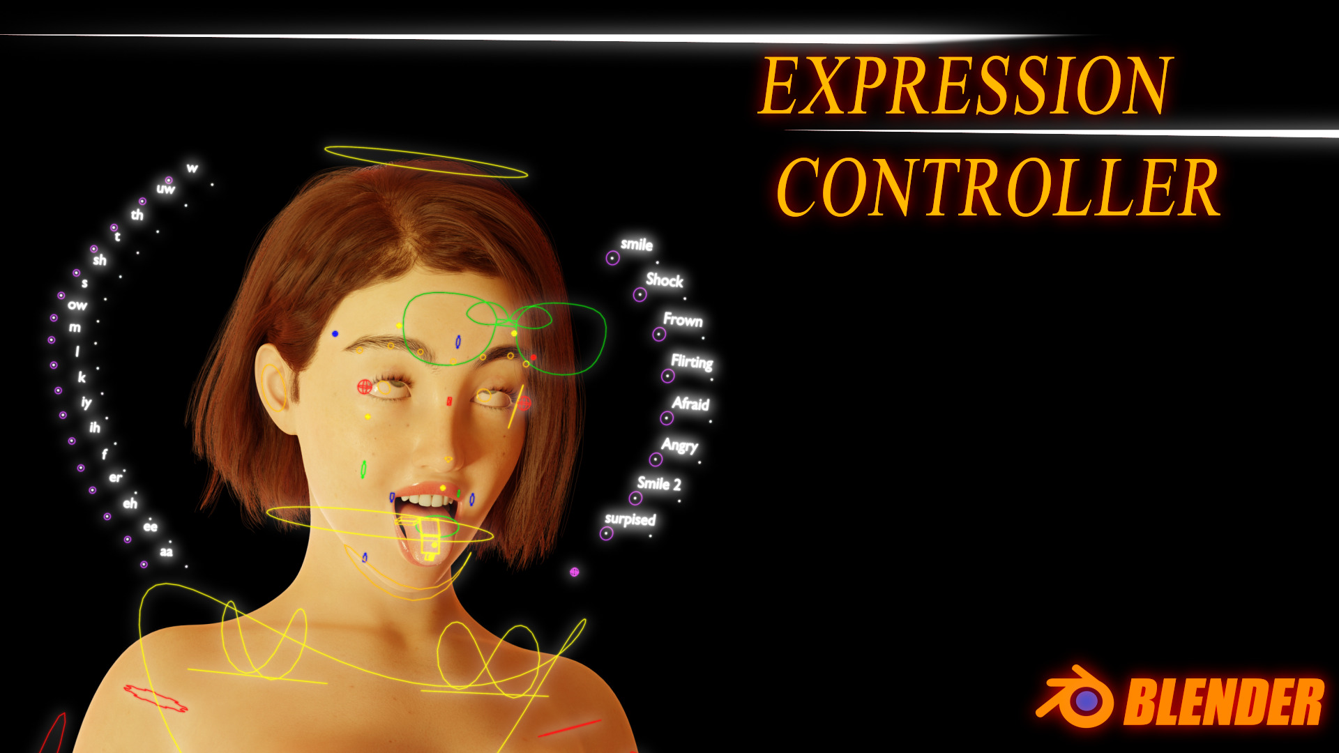 Monna- Realistic Female Rigged Low-poly 3D model_1