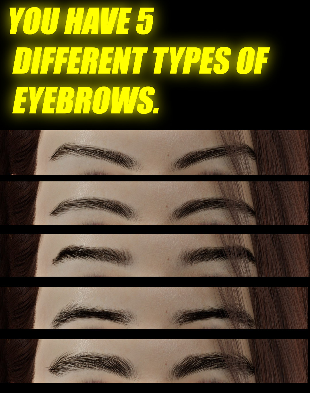 Monna- Realistic Female Rigged Low-poly 3D model_3