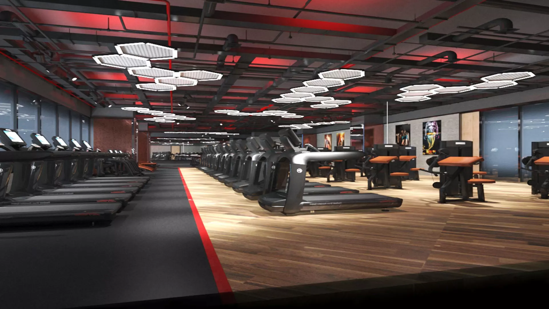 Gym Club 28 3D model