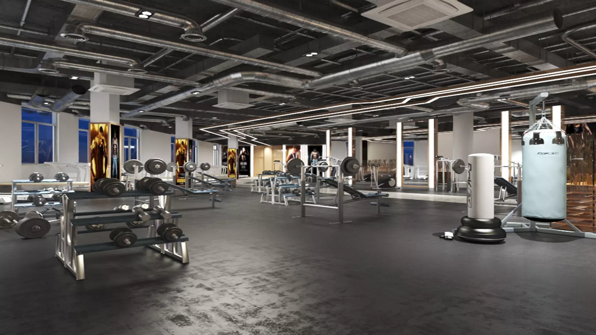 Gym Club 29 3D model