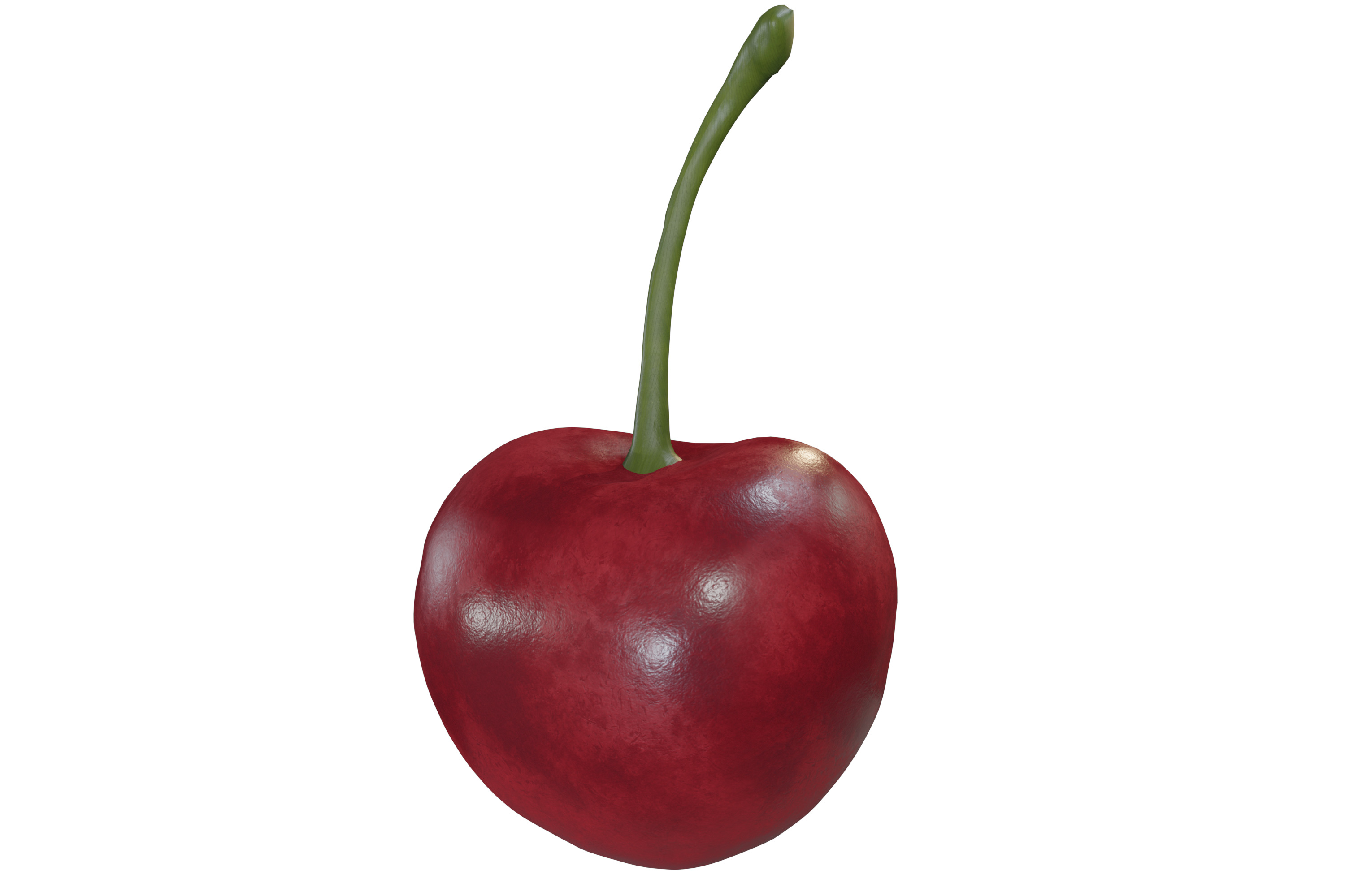 Cherry 3D Model - With and Without Droplets 3D model_6