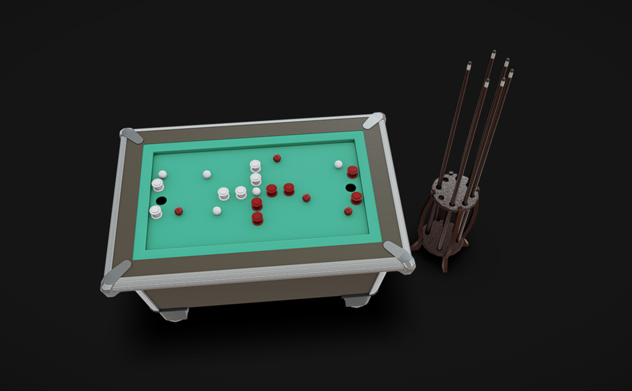 Arcade Machine 19 Low-poly 3D model_3