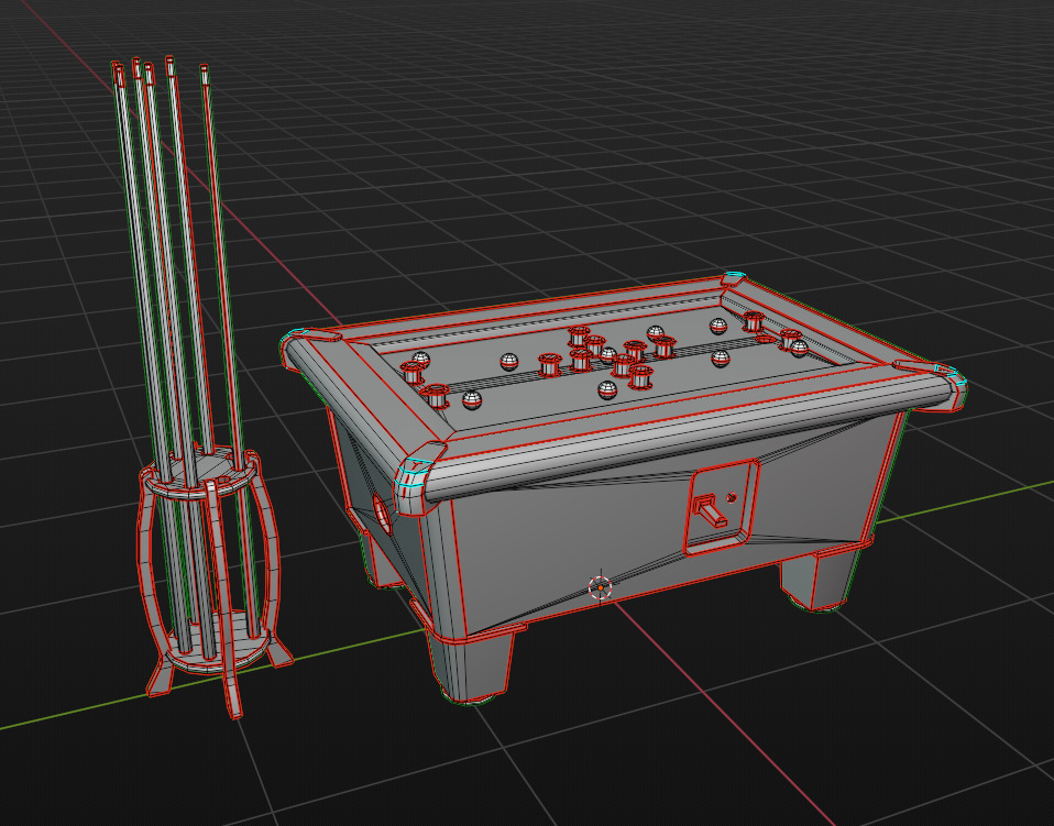 Arcade Machine 19 Low-poly 3D model_5