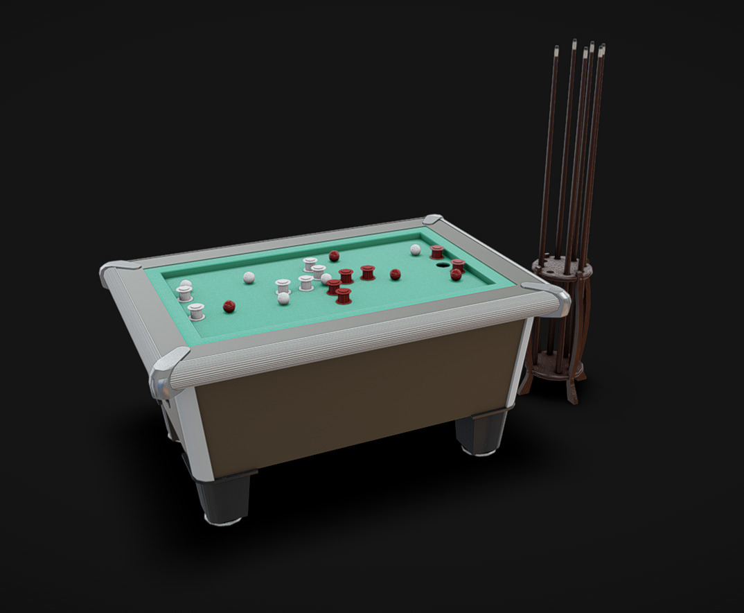 Arcade Machine 19 Low-poly 3D model_2