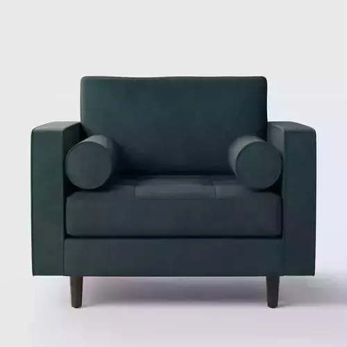 Sven Pacific Blue Chair 3D model
