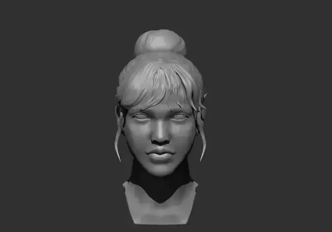 Lisa Head Sculpt 3D Printable 3D print model