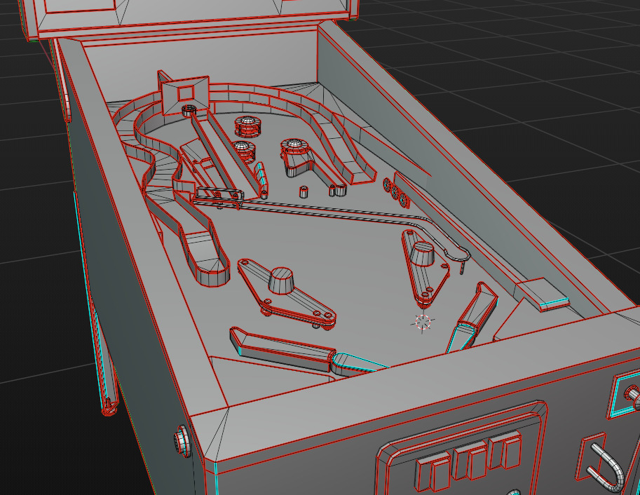 Arcade Machine 22 Low-poly 3D model_7