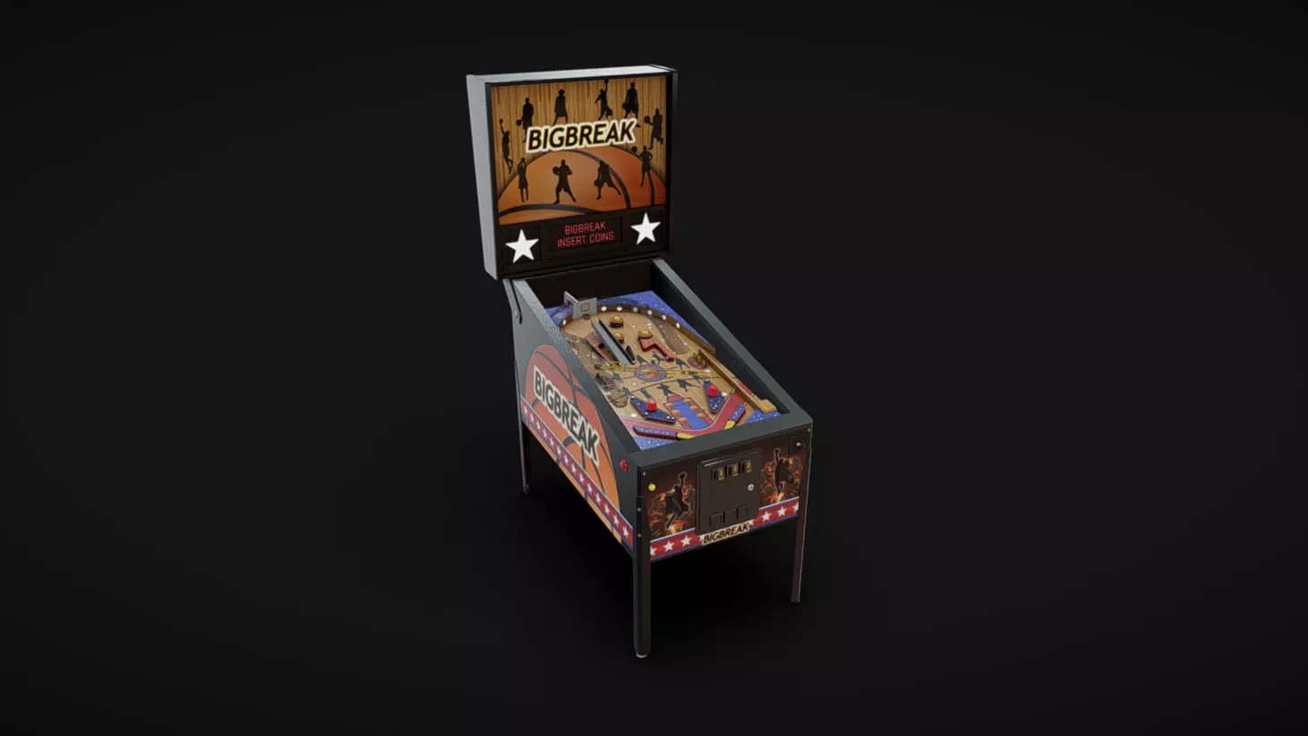 Arcade Machine 22 Low-poly 3D model_0