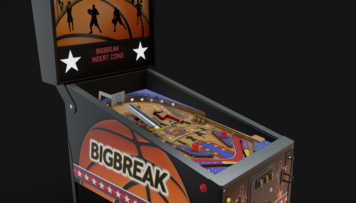 Arcade Machine 22 Low-poly 3D model_5