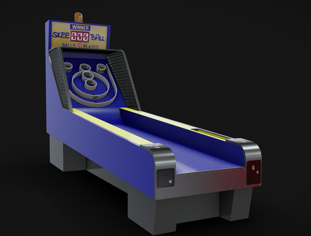 Arcade Machine 23 Low-poly 3D model_3