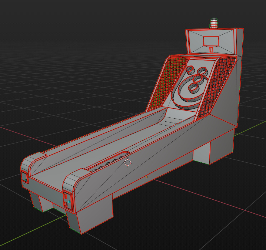 Arcade Machine 23 Low-poly 3D model_5