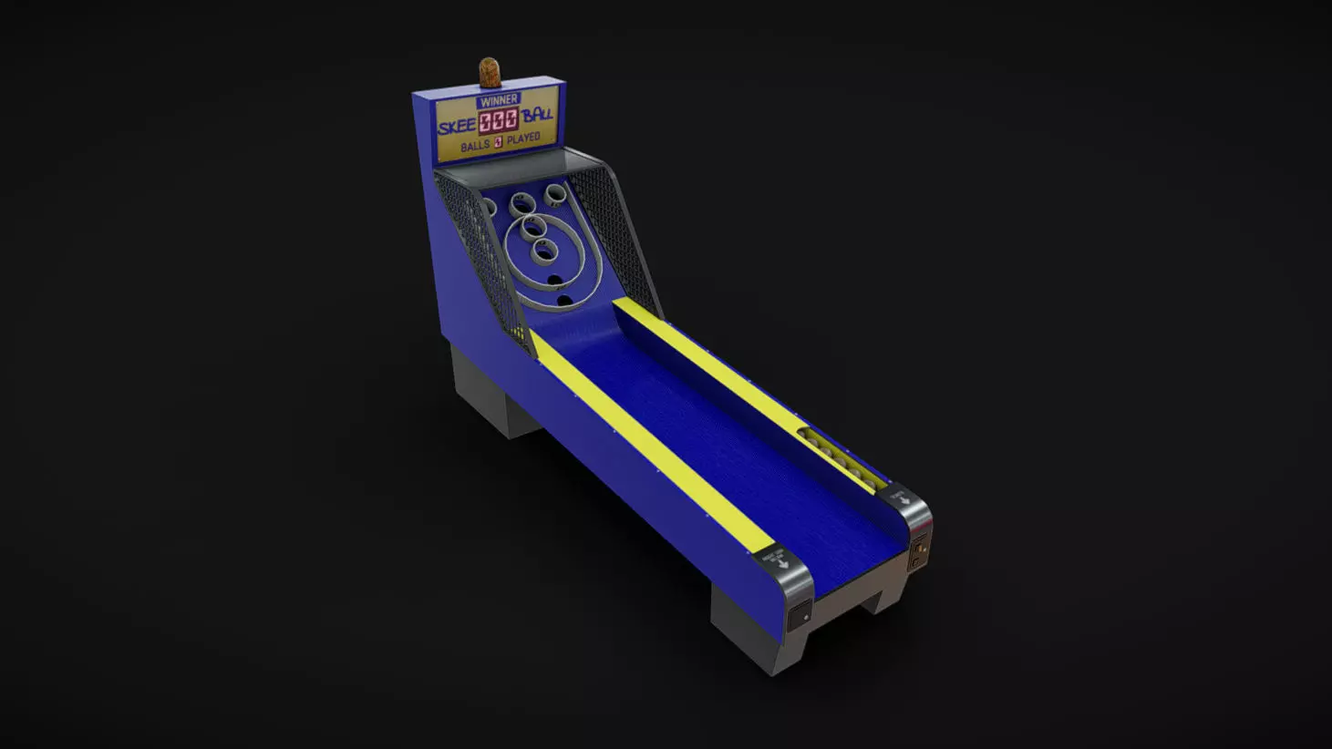 Arcade Machine 23 Low-poly 3D model_0