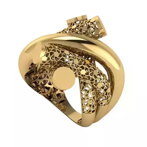 Lightweight Fusion Ring  Ready for Casting TR08