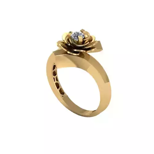 Lightweight Fusion Ring  Ready for Casting TR07